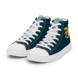 DETROIT GRAND PRIX Men’s high top canvas shoes