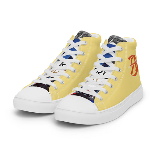 DETROIT GRAND PRIX Men’s high top canvas shoes