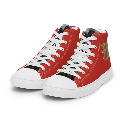 DETROIT GRAND PRIX Men’s high top canvas shoes