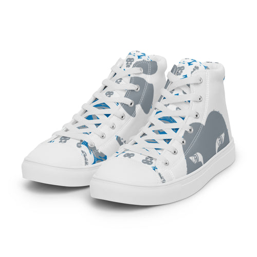ROYALTY SPORT DET.LIONS Men’s high top canvas shoes