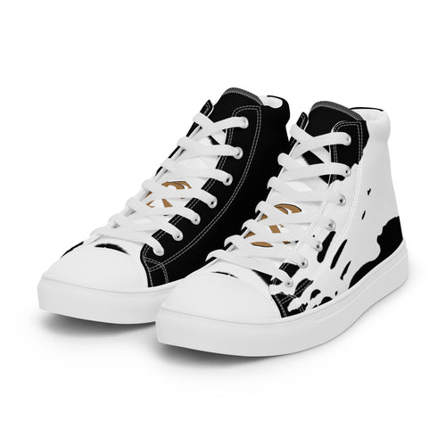 HALLOWEEN COLLECTION Men’s high top canvas shoes