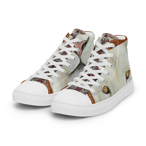 ROYALTY SPORT DET. LIONS SNOW LION Men’s high top canvas shoes