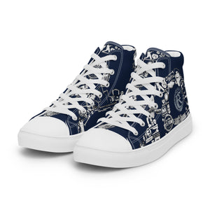 D-BLOCK Men’s high top canvas shoes