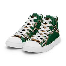 Load image into Gallery viewer, GOLD ROOM Men’s high top canvas shoes