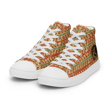 Load image into Gallery viewer, GOLD ROOM Men’s high top canvas shoes