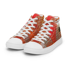 Load image into Gallery viewer, ARTIST DISTRICT GATOR PRINT Men’s high top canvas shoes