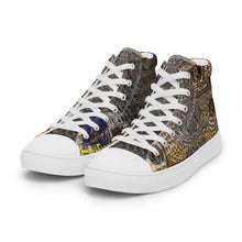 Load image into Gallery viewer, ARTIST DISTRICT GATOR PRINT Men’s high top canvas shoes