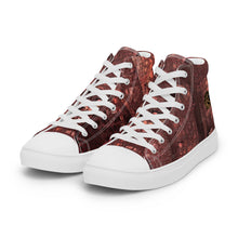 Load image into Gallery viewer, ARTIST DISTRICT GATOR PRINT Men’s high top canvas shoes