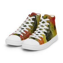 Load image into Gallery viewer, ARTIST DISTRICT GATOR PRINT Men’s high top canvas shoes