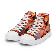 Load image into Gallery viewer, DESIGNER SHOES Men’s high top canvas shoes