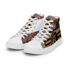 Load image into Gallery viewer, DESIGNER SHOES Men’s high top canvas shoes