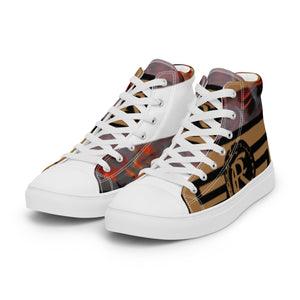 DESIGNER SHOES Men’s high top canvas shoes