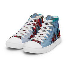 Load image into Gallery viewer, DESIGNER SHOES Men’s high top canvas shoes