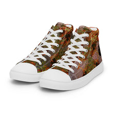 Load image into Gallery viewer, DESIGNER SHOES Men’s high top canvas shoes