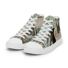 Load image into Gallery viewer, DESIGNER SHOES Men’s high top canvas shoes