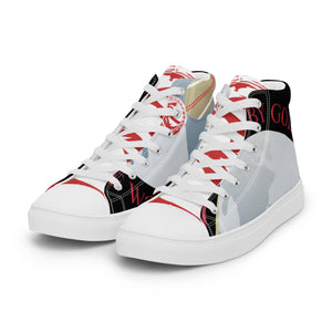 HUG THE WORLD SPECIAL EDITION COLLECTION Men’s high top canvas shoes