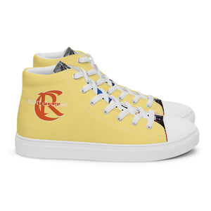 DETROIT GRAND PRIX Men’s high top canvas shoes