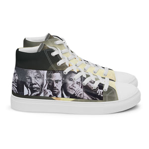 ARTIST DISTRICT Men’s high top canvas shoes