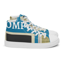 Load image into Gallery viewer, COMPUTERS OVER GUNS Men’s high top canvas shoes