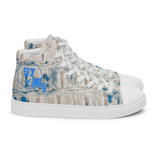 Load image into Gallery viewer, ROYALTY SPORT GATOR PRINT DET. LIONS Men’s high top canvas shoes