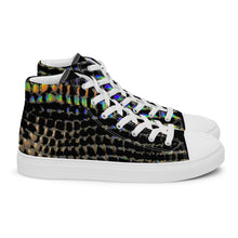 Load image into Gallery viewer, GOLD ROOM Men’s high top canvas shoes