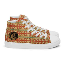 Load image into Gallery viewer, GOLD ROOM Men’s high top canvas shoes