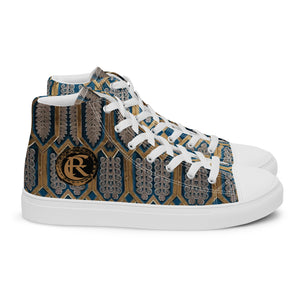 GOLD ROOM Men’s high top canvas shoes