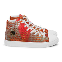 Load image into Gallery viewer, ARTIST DISTRICT GATOR PRINT Men’s high top canvas shoes