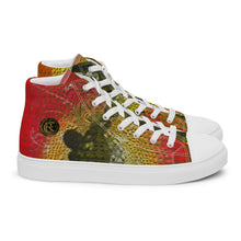 Load image into Gallery viewer, ARTIST DISTRICT GATOR PRINT Men’s high top canvas shoes