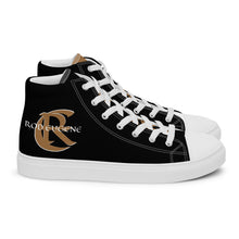 Load image into Gallery viewer, GOLD ROOM Men’s high top canvas shoes