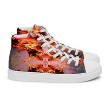 Load image into Gallery viewer, DESIGNER SHOES Men’s high top canvas shoes