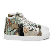 Load image into Gallery viewer, DESIGNER SHOES Men’s high top canvas shoes