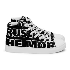 ARTIST DISTRICT Men’s high top canvas shoes