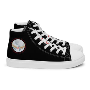 HUG THE WORLD SPECIAL EDITION COLLECTION Men’s high top canvas shoes