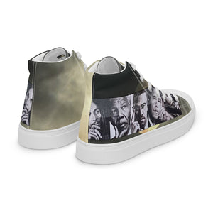 ARTIST DISTRICT Men’s high top canvas shoes