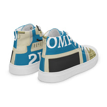 Load image into Gallery viewer, COMPUTERS OVER GUNS Men’s high top canvas shoes