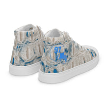 Load image into Gallery viewer, ROYALTY SPORT GATOR PRINT DET. LIONS Men’s high top canvas shoes