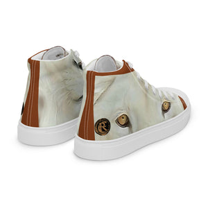 ROYALTY SPORT DET. LIONS SNOW LION Men’s high top canvas shoes