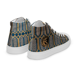 GOLD ROOM Men’s high top canvas shoes