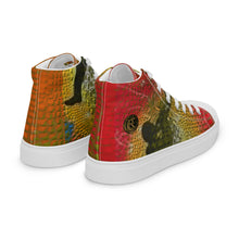 Load image into Gallery viewer, ARTIST DISTRICT GATOR PRINT Men’s high top canvas shoes