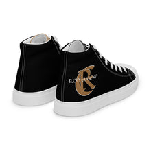 Load image into Gallery viewer, GOLD ROOM Men’s high top canvas shoes