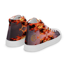 Load image into Gallery viewer, DESIGNER SHOES Men’s high top canvas shoes