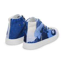 Load image into Gallery viewer, DESIGNER SHOES Men’s high top canvas shoes