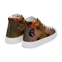 Load image into Gallery viewer, DESIGNER SHOES Men’s high top canvas shoes