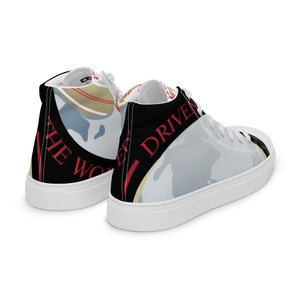 HUG THE WORLD SPECIAL EDITION COLLECTION Men’s high top canvas shoes