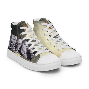 ARTIST DISTRICT Men’s high top canvas shoes