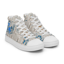 Load image into Gallery viewer, ROYALTY SPORT GATOR PRINT DET. LIONS Men’s high top canvas shoes