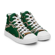 Load image into Gallery viewer, GOLD ROOM Men’s high top canvas shoes