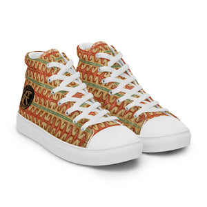 GOLD ROOM Men’s high top canvas shoes