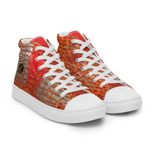 Load image into Gallery viewer, ARTIST DISTRICT GATOR PRINT Men’s high top canvas shoes